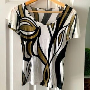 Versace Jeans Collection Top Italy 🇮🇹 
blouse Shirt Scoop neck xs